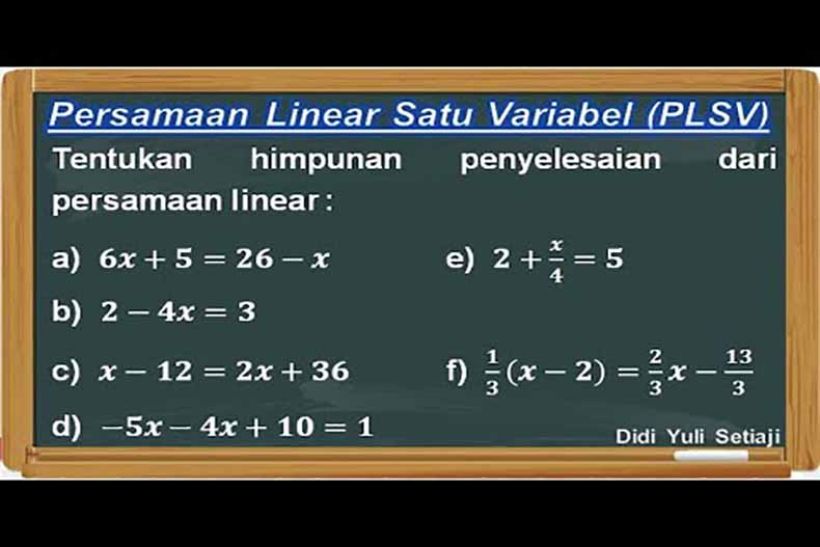 PLSV Jadi Super Mudah: Cara Cepat Menyelesaikan Persamaan Linear Satu Variabel Tanpa Bingung!