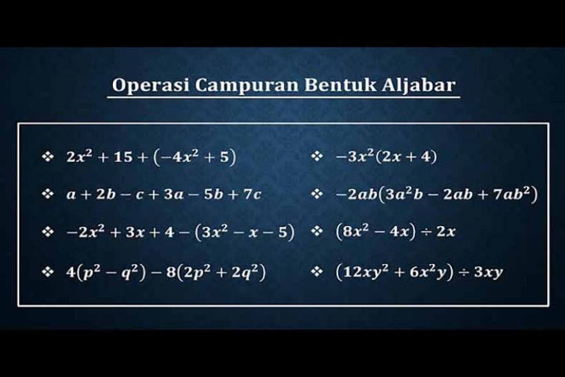 Operasi Bentuk Aljabar Jadi Gampang: Trik Cepat Tanpa Pusing!