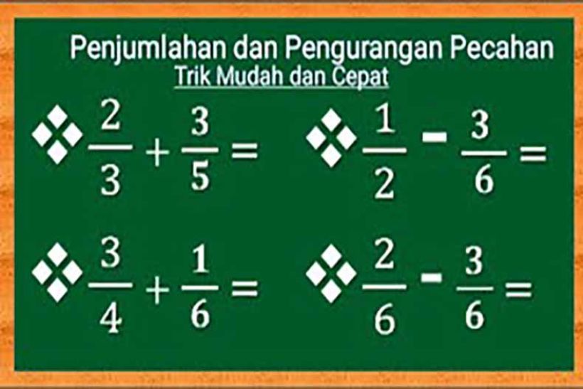 Menghitung Pecahan Jadi Mudah: Trik Cepat dan Tanpa Bingung!