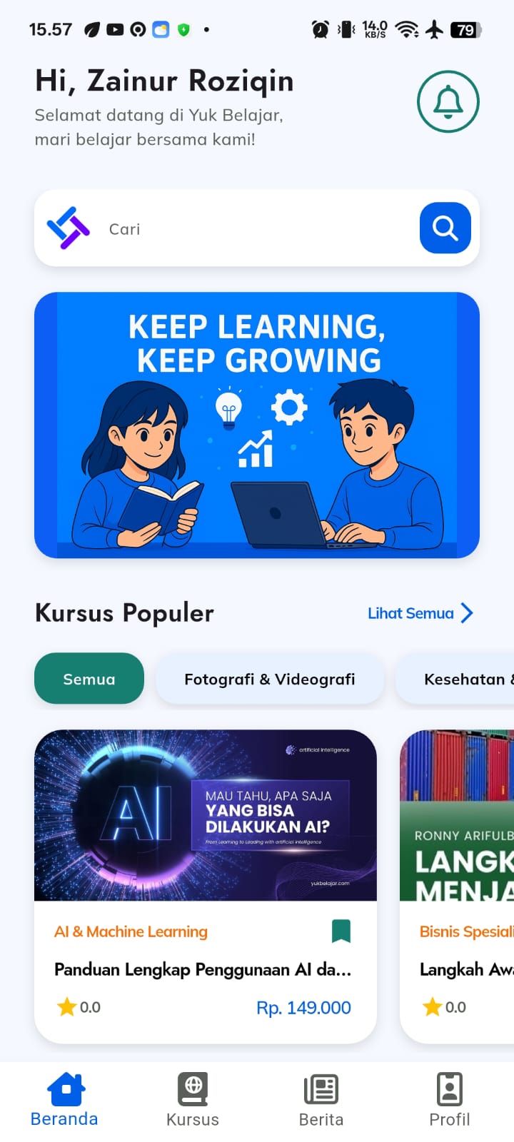 YukBelajar Mobile App